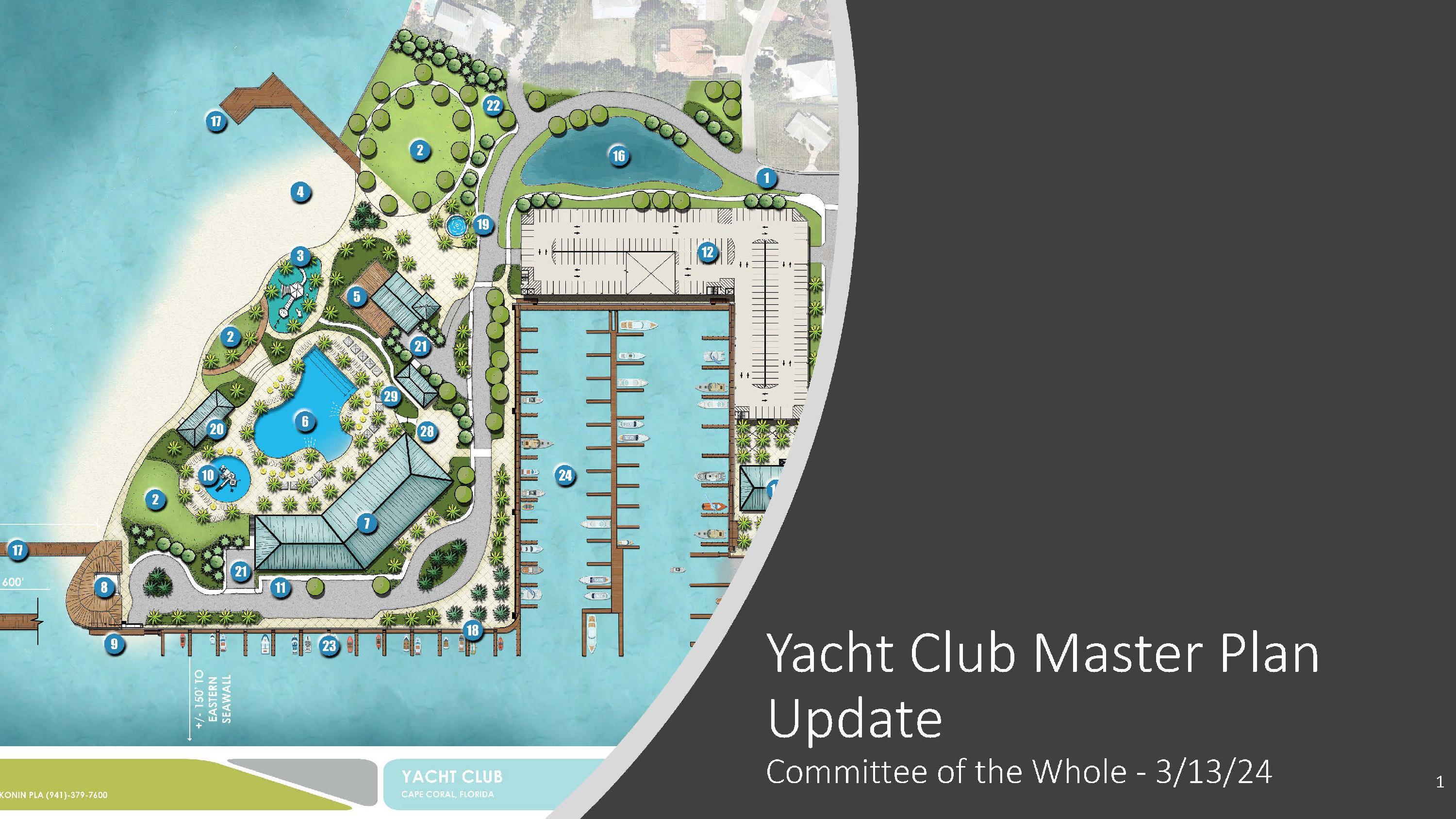 Yacht Club Master Plan Update - 3.13.24